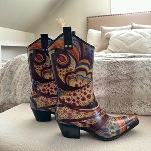 Cowboy Style Rain-boots